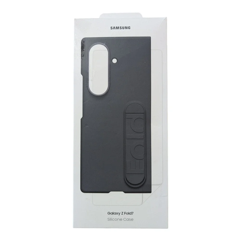 Aa5-OB Samsung Official Silicone Case & Film for Samsung Galaxy Z Fold7‎ - Black